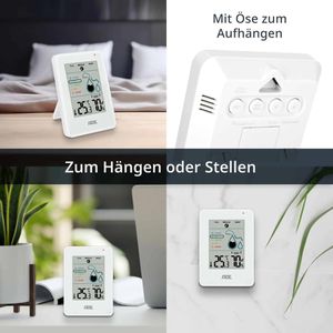 Produktbild für Thermo-Hygrometer ADE WS2310-1, digital, weiß