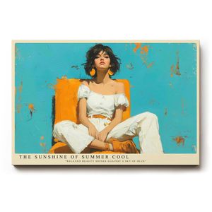 Produktbild für Wandbild Sinus-Art The Sunshine of Summer Cool