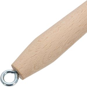 Produktbild für Rasenmäherbürste BÜMAG mit stabilem Holzgriff, Länge 26 cm