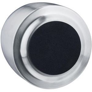 Produktbild für Aschenbecher Relaxdays silber, Indoor &amp; Outdoor, mit Deckel