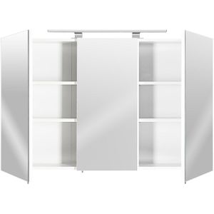 Produktbild für Spiegelschrank Posseik weiß