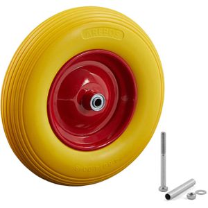 Schubkarrenrad Arebos 4.80/4.00-8, pannensicher Vollgummi