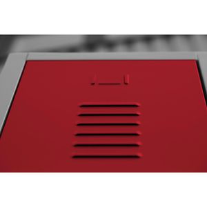 Produktbild für Spind Lüllmann 525124, Z-Spind, rot