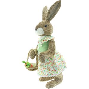 Produktbild für Osterdeko Frank-Flechtwaren 514042, Frau Hase XL