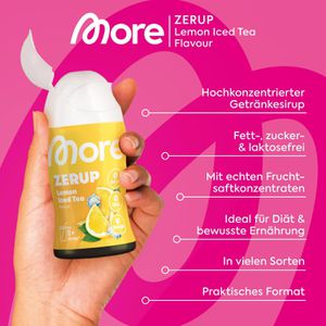 Produktbild für Sirup More Zerup Eistee Zitrone