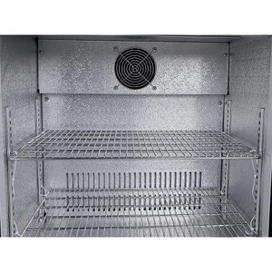 Produktbild für Getränkekühlschrank Saro BC138, mit Glastür, abschließbar