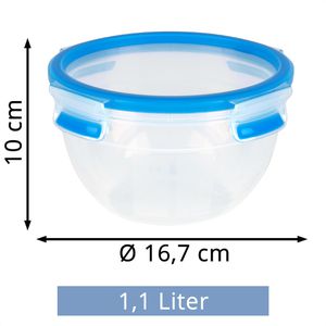 Produktbild für Frischhaltedose Emsa Clip&amp;Close 518096, aus Kunststoff