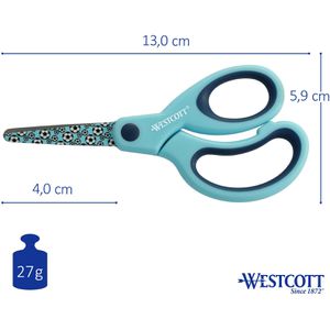 Produktbild für Kinderschere Westcott Softgrip Sporty, 13cm