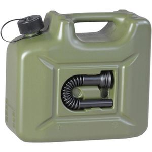 Oxid7® Metall Benzinkanister Kraftstoffkanister olivgrün 5 Liter +