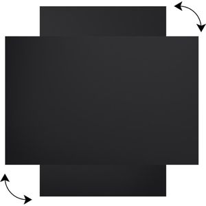 Produktbild für Kreidetafel ALLboards MetalBoards, schwarz, magnetisch