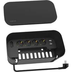 Produktbild für Kabelbox LogiLink LPS282U, aus Kunstoff