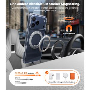 Produktbild für Handyhülle Torras Ostand R Fitness Series, MagSafe transparent