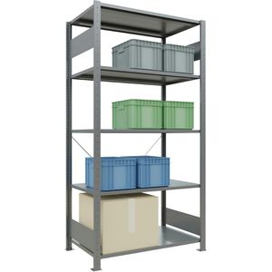 Schwerlastregal Schulte 12760, 5 Metallböden