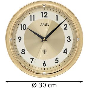 Produktbild für Wanduhr AMS 5946, Kunststoff, analog, Funkuhr