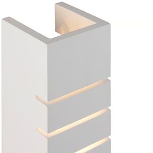 Produktbild für Wandleuchte Nordlux Lancio Square, Aluminium &amp; Gips, für innen