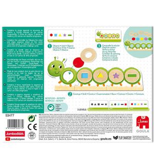 Produktbild für Motorikspielzeug Goula 53477, Raupe