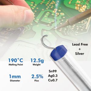 Produktbild für Lötzinn LogiLink SA0012, mit Flussmittel, bleifrei