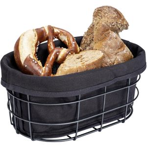 Produktbild für Brotkorb Wenko Bela, aus Metall / Stoff