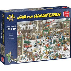 Jumbo Puzzle Jan van Haasteren - Weihnachten, 1000 Teile, ab 12 Jahre