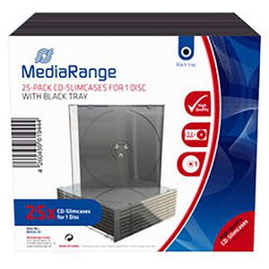 Produktbild für CD-Hüllen MediaRange BOX32-25, 140 x 124 mm