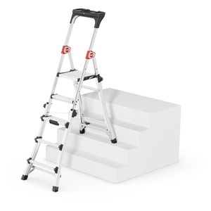 Produktbild für Teleskopleiter Hailo Master TL100, 8450-100, Länge 1,9m