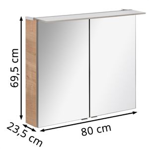 Produktbild für Spiegelschrank Fackelmann B.perfekt, 84112, asteiche