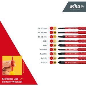 Produktbild für Schraubendreher Wiha TorqueVario-S electric, 40674, Set
