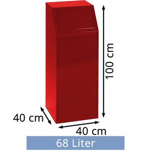 Produktbild für Mülleimer VAR P80, 1981, rot