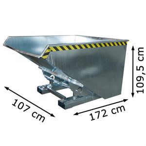 Produktbild für Kippbehälter BAUER EXPO 1200, für Stapler