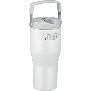 Produktbild für Thermobecher Thermos RS Flip Straw white mat, weiß