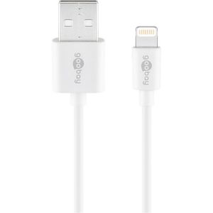 Produktbild für Ladekabel Goobay 54600, weiß, 1m