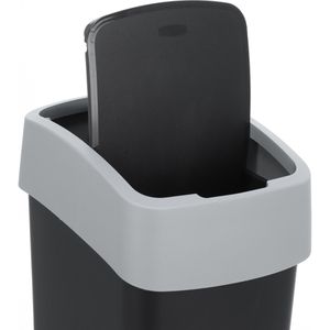 Produktbild für Mülleimer Curver Flip Bin 45L, soft grey