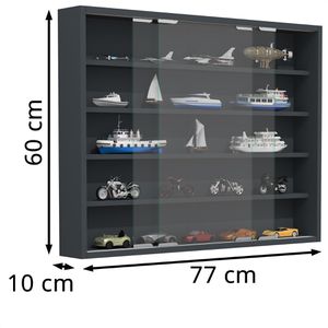 Produktbild für Glasvitrine VCM Agisa L, hängend