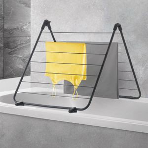 Produktbild für Wäscheständer Metaltex Nevis Onyx, schwarz