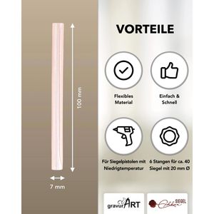 Produktbild für Siegellack gravurART 0015, champagner