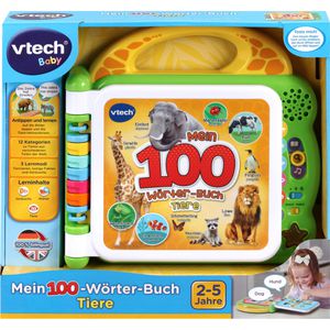 Produktbild für Spielbuch vtech 609544, Mein 100-Wörter-Buch Tiere