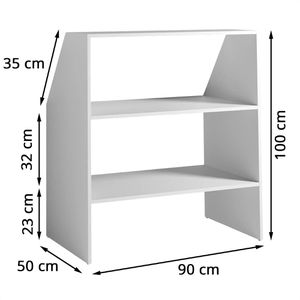 Produktbild für Bücherregal Vicco 89602, weiß