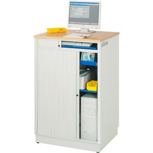 Produktbild für Computerschrank Rau adlatus Modell 2000, lichtgrau