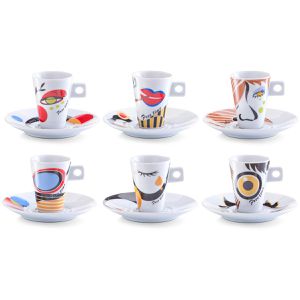 Produktbild für Espressotassen Zeller 26505 Faces