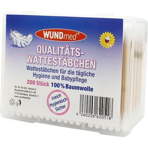 Wattestäbchen WUNDmed 06-026, Bambus, 7,5cm