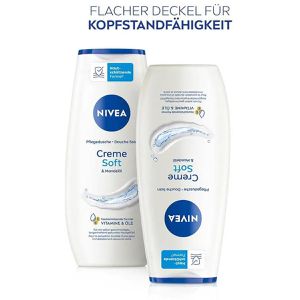 Produktbild für Duschgel Nivea Pflegedusche Creme Soft &amp; Mandelöl