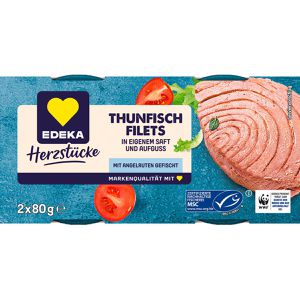 Fischkonserve Edeka Herzstücke Thunfischfilets
