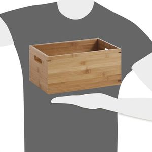 Produktbild für Holzkiste Zeller 13340, Bambus