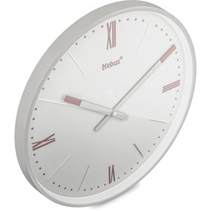 Produktbild für Wanduhr Mebus 19779, Kunststoff, analog, Quarzuhr