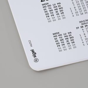 Produktbild für Schreibunterlage Sigel H6312, Pastel Planner, weiß