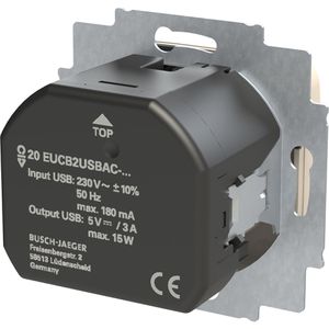 Produktbild für Steckdose Busch-Jaeger 20 EUCB2USBAC-212, Duro 2000, Unterputz