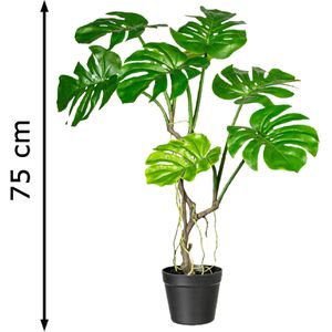 Produktbild für Kunstpflanze Creativ-green Splitphilodendron