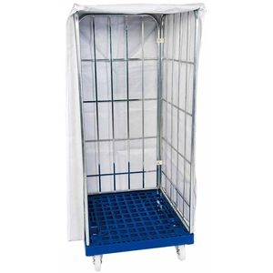 Produktbild für Rollbehälter-Abdeckhaube HMH für Nutzhöhe 1650 mm