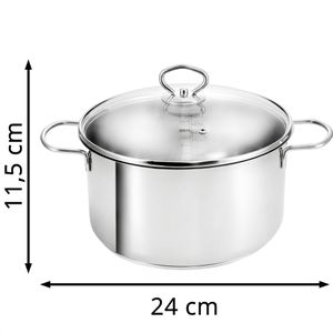 Produktbild für Kochtopf Kopf 124726 Merkur, 5,2 Liter