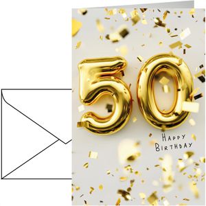 Geburtstagskarte Böttcher-AG 52sk3395, 50 Jahre